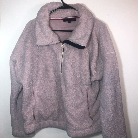 tommy hilfiger fluffy jacket